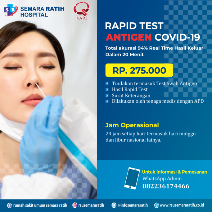 Pemeriksaan Rapid Test Antigen