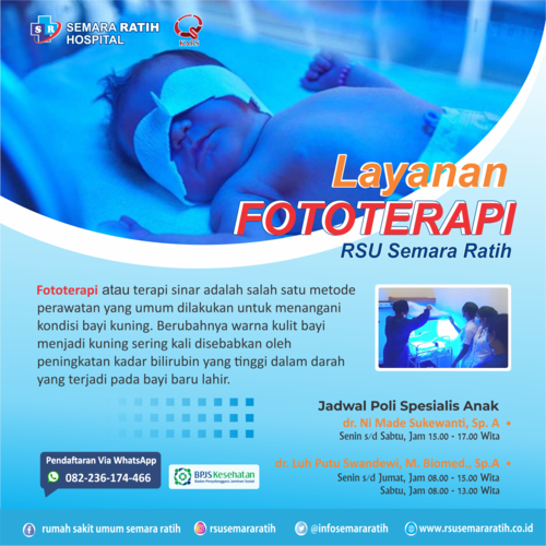 Layanan Fototerapi di RSU Semara Ratih