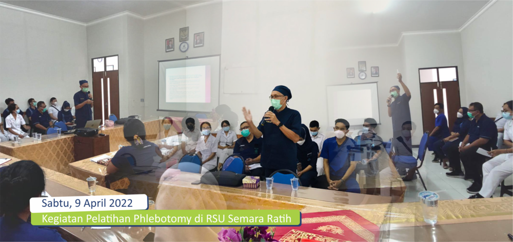 Pelatihan Phlebotomy di RSU Semara Ratih