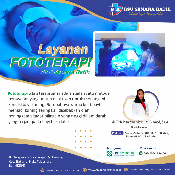 Layanan Fototerapy di RSU Semara Ratih